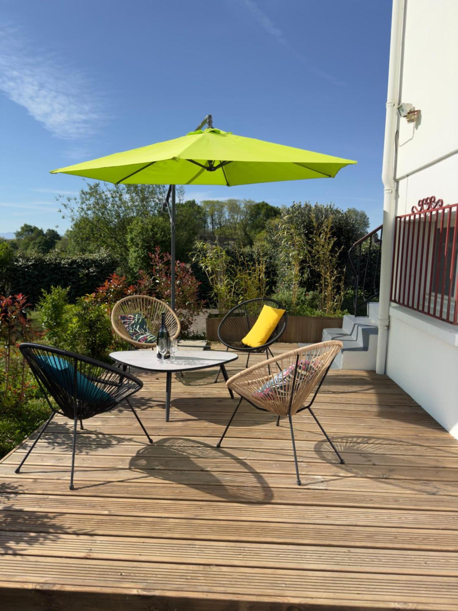 Maison Des Chenes 64 - Independant Apartment With Terrasse 布科 外观 照片