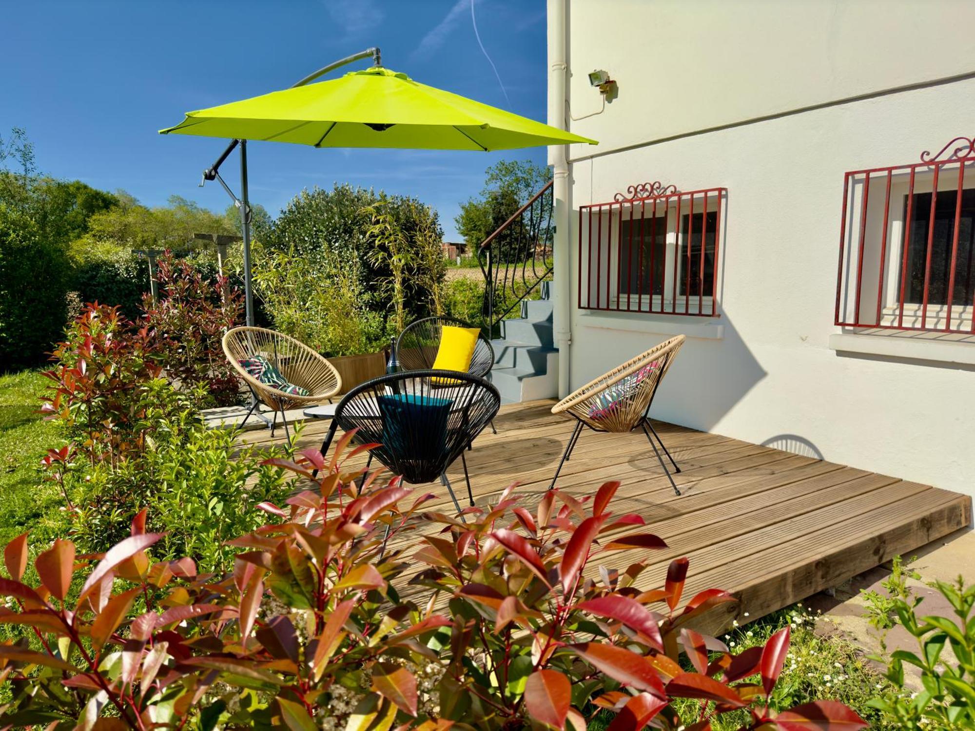Maison Des Chenes 64 - Independant Apartment With Terrasse 布科 外观 照片