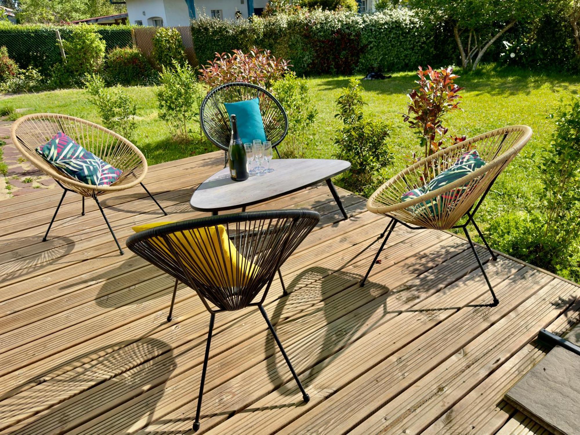 Maison Des Chenes 64 - Independant Apartment With Terrasse 布科 外观 照片